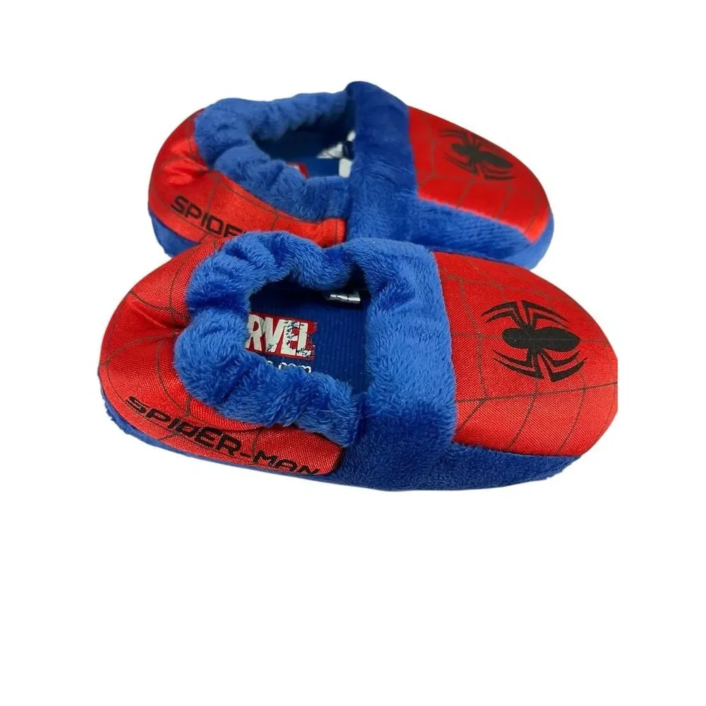 Marvel Spiderman Toddler Boys' Slip-on Slippers Size 7/8 Multicolor